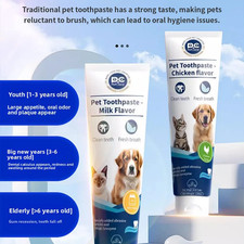 120G Pet Toothpaste Chicken Flavor - Remove Tartar, Clean Teeth, Freshen Breat