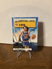 2024-25 Panini Hoops Basketball #15 Pacome Dadiet Arriving Now Winter NY Knicks