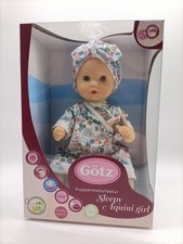Götz Puppenmanufaktur Sleepy Aquini Girl Baby Puppe Kinder Spielpuppe Spielzeug