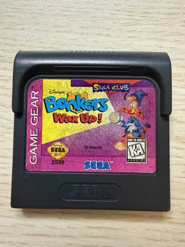 Disney's Bonkers Wax Up Sega Game Gear Cartridge Only