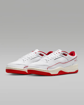 HF3255-106 Nike Jordan Flight Court White Sail Black Varsity Red (Herren)