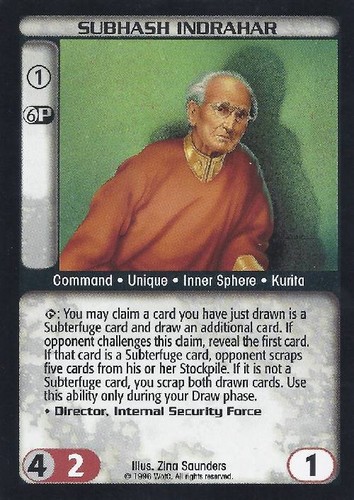 Subhash Indrahar Lightly Played BT: Premiere Limited