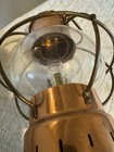 Vintage Sea Line Ankerlicht Copper And Brass Round Nautical Ship Oil Lantern — photo 3