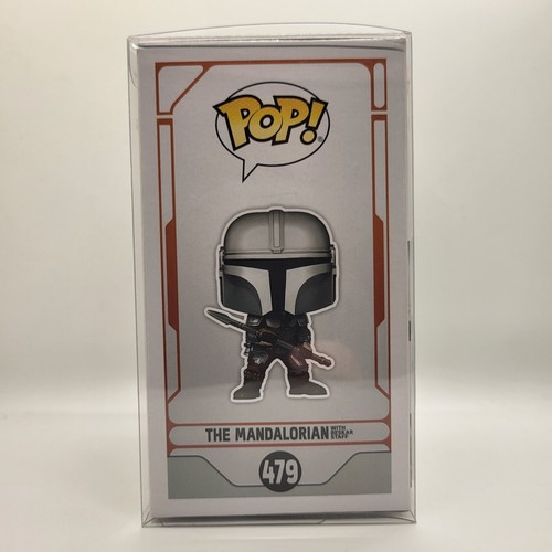 The Mandalorian w Beskar Staff Funko Pop! #479 Funko Pop! Star Wars 2021 WEB - Picture 4 of 6