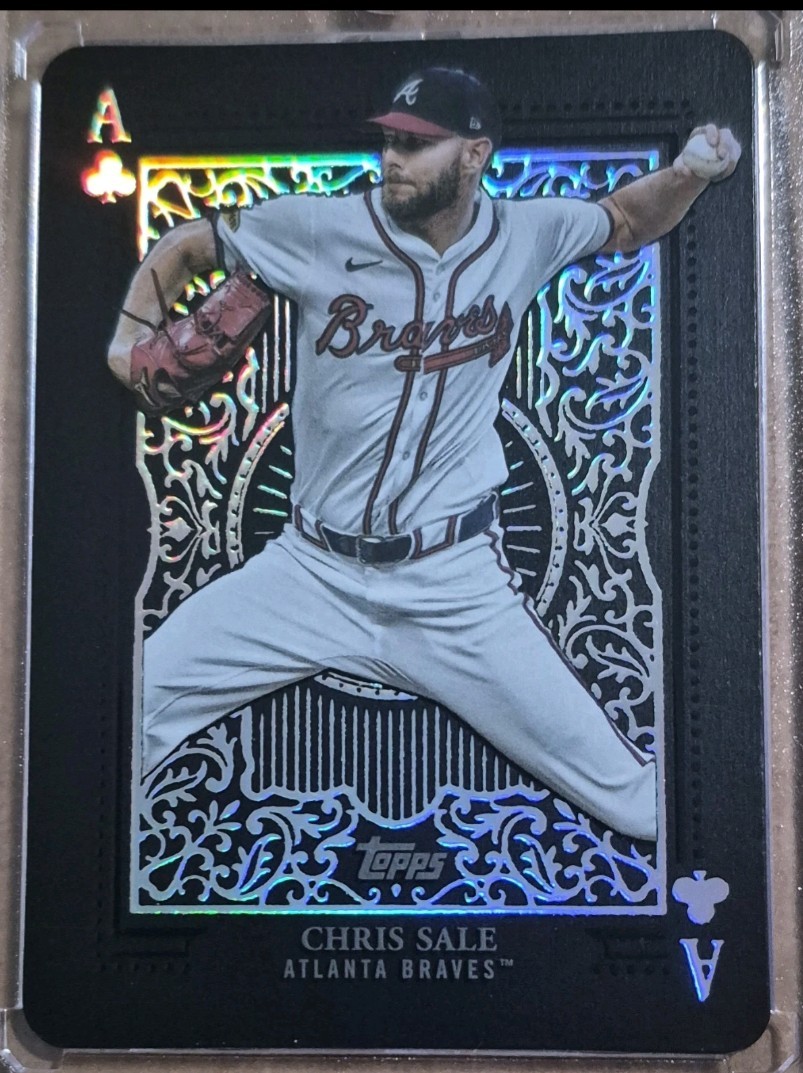 Topps 2025 Series 1 Chris Sale Atlanta Braves All Aces Insert Card AA-16