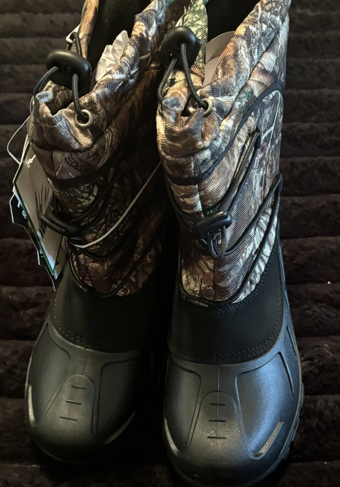 Kids Boots RealTree Camo Youth Size 6 Waterproof Hunting Boots - Image 3 of 4