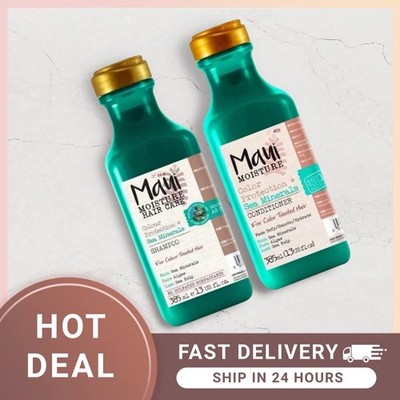 Maui Moisture Colour Protect + Meeresmineralien Shampoo Conditioner jeweils 385 ml