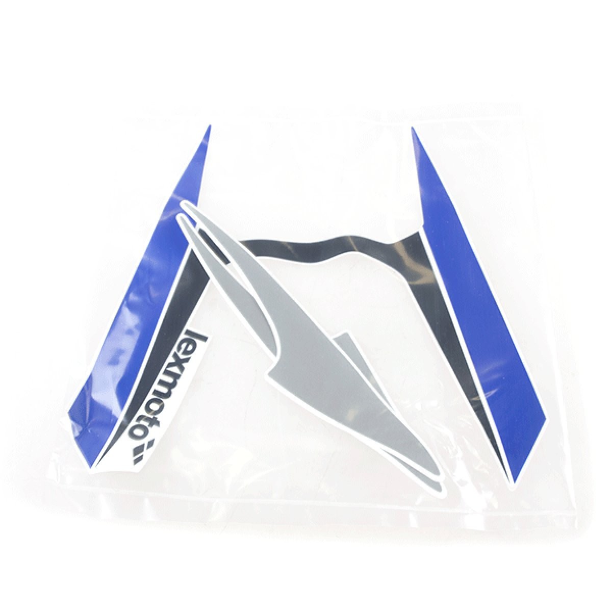 Headlight Panel Stickers Blue/White for XFLM125GY-2B, XFLM125GY-2B-E4 STCKR043