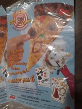 Vintage Pizza Hut Pizza Head Cool Clings Pack 1995 Sealed w/Menu Insert Lot Of 2