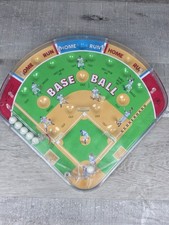 Schylling Baseball Pinball Game Tabletop Arcade Toy 2001 Working b314