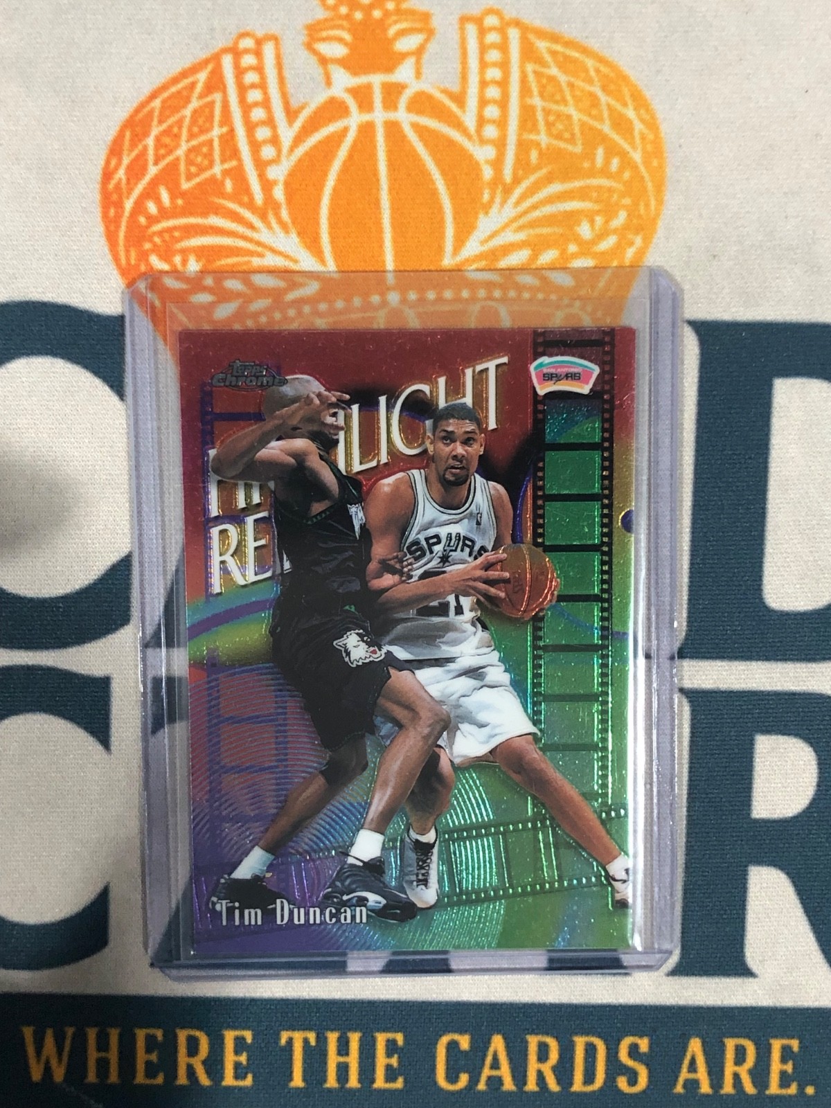 2000 Topps Chrome TIM DUNCAN Highlight Reels #10 PSCN