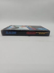 Slalom (Nintendo Entertainment System NES) CIB  - TESTED - 5 Screw w/Hangtab!