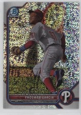 2022 Bowman Chrome Prospects Speckle Refractor /299 Yhoswar Garcia #BCP-215 1l2l