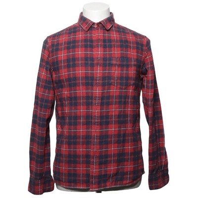 Aigle, Flanellhemd, Größe: M, Rot/Blau/Weiß, Baumwolle, Glencheck, Flanell #cFh