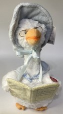CUDDLE BARN Talking Mother Goose Plush 14  Speaks 7-Nursery Rhymes Animated