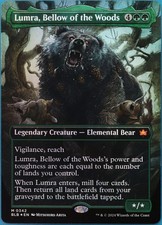 Lumra, Bellow of the Woods (Borderless) (0342) Bloomburrow Foil