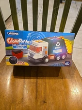 Vroomix LED Garbage Truck Toy Set Includes Dumpster Toy Truck with Mode Switc...