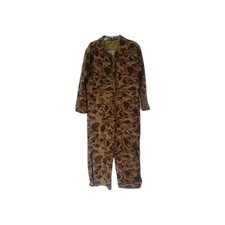 vintage DUXBAK CAMO COVERALLS camouflage hunting suit Sz M Chest 48" Insesm 28.5