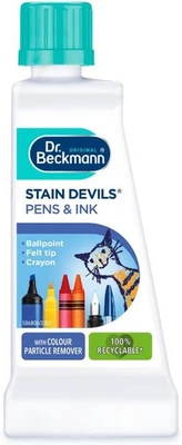 Dr. Beckmann Stain Devils Pen & Ink | With colour particle remover | 50ml
