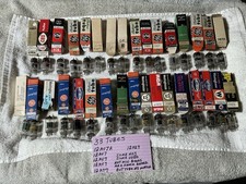 LOT OF 33 AUDIO AMP TUBES 12AU7 12AU7A 12AT7 12AV7 12AY7 12AZ7 RCA SYLVANIA GE