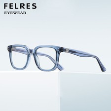 TR90 Anti Blue Light Square Men Women Classic Simple Clear Lens Glasses Frames