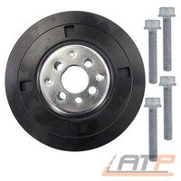 Riemenscheibe + SCHRAUBEN-SATZ FÜR Vw Golf 3 1H 1.9 D Td Tdi Gtd 4 1E Carbio
