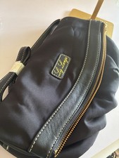 Liz Lange N.Y. Black Diaper Bag Jacquard Tote