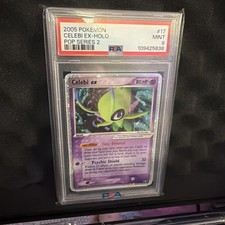 Pokemon Celebi EX Holo Pop Series 2 17/17 PSA 9 Mint NICE CERT on eBay