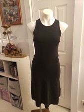 express dress small Womens Black Stretch Fit Sleeveless Flattering Party Formal