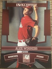 Alex Wimmers 2010 Donruss Elite Extra Edition #26 Minnesota Twins Baseball