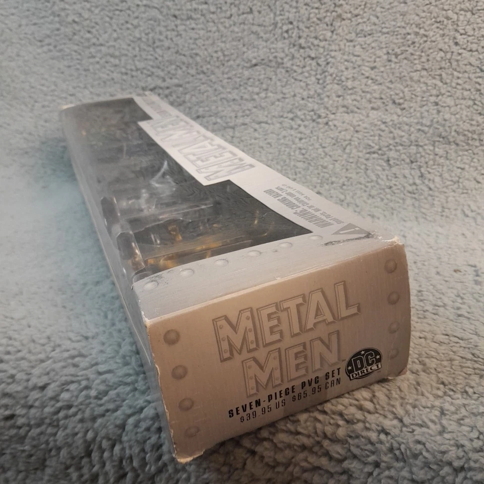 Metal Men DC DIRECT Comics 2001 7 piezas PVC conjunto de figuras de juguete caja larga Foto 4 de 4