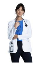 Cherokee Scrubs Women's Consultation Lab Coat CK451 WHT 2XL