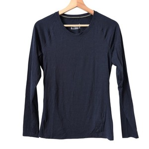 Smartwool Merino 150 Base Layer Long Sleeve Top Navy Blue Breathable W's Medium