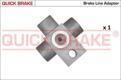 Adapter Bremsleitung QUICK BRAKE 171-O4A-1 Aluminium 4 x M10x1