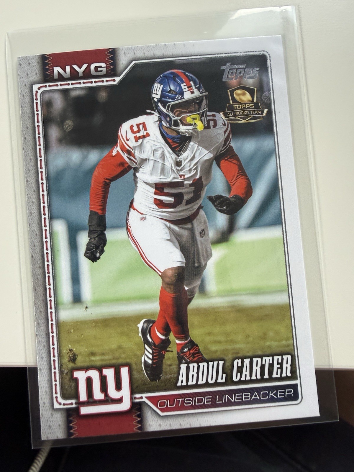 Topps Abdul Carter New York Giants 2025 Topps All-Rookie Team #150 Rookie