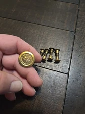 Shurly & Dietrich Galt Ont Canada 5 Brass Hand Saw Bolts