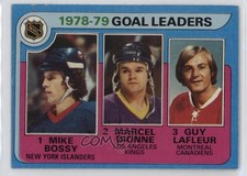 1979-80 Topps League Leaders Mike Bossy Marcel Dionne Guy Lafleur #1 HOF 0z0n