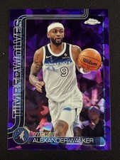 Nickeil Alexander-Walker 2025-26 Topps Chrome Basketball Sapphire Purple /75 #19