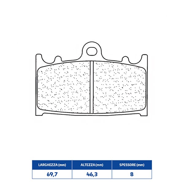 PASTIGLIE FRENO CL BRAKES 2251S4