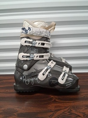 Rossignol Women Ski Boots Kiara 50 Sensor Gray Size 26.5 308 mm GREAT CONDITION!