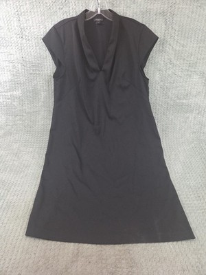 anne taylor black dress Ann Taylor Wrap Dress Black Size 8 SKU 000067-6 – Designers On A Dime