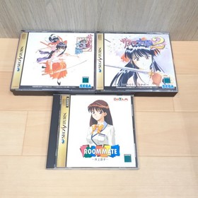 Sega Saturn Console Japan bundle w/ 6 games Sakura Taisen Wars Tokimeki Memorial