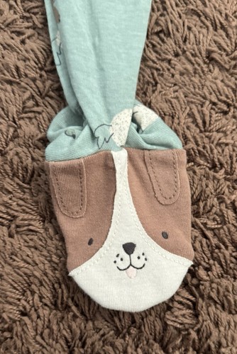 Carter’s 18M Toddler Dog Print 100% Cotton Footie Pajamas – Zip-Up – NWT w/ Flaw - Picture 8 of 12