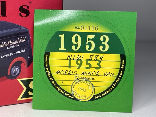 Lledo Vanguards VA 01116 Diecast Morris Minor Van Eddie Stobart Ltd 1:43 - Picture 17 of 17