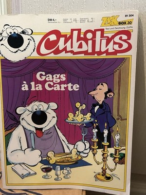 Cubitus Gags à la Carte DUPA hat Text UND Zeichnung/Koralle 1978