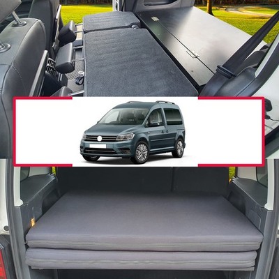 Multiflexboard inkl. Konsole klappbar & Klappmattratze für VW Caddy
