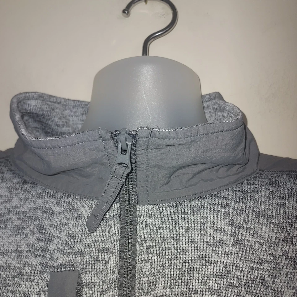 Columbia Mens Pullover Sweater  XXL  Fleece Lined Coastal Carolina 1/2 Zip  Gray - Image 2 of 4