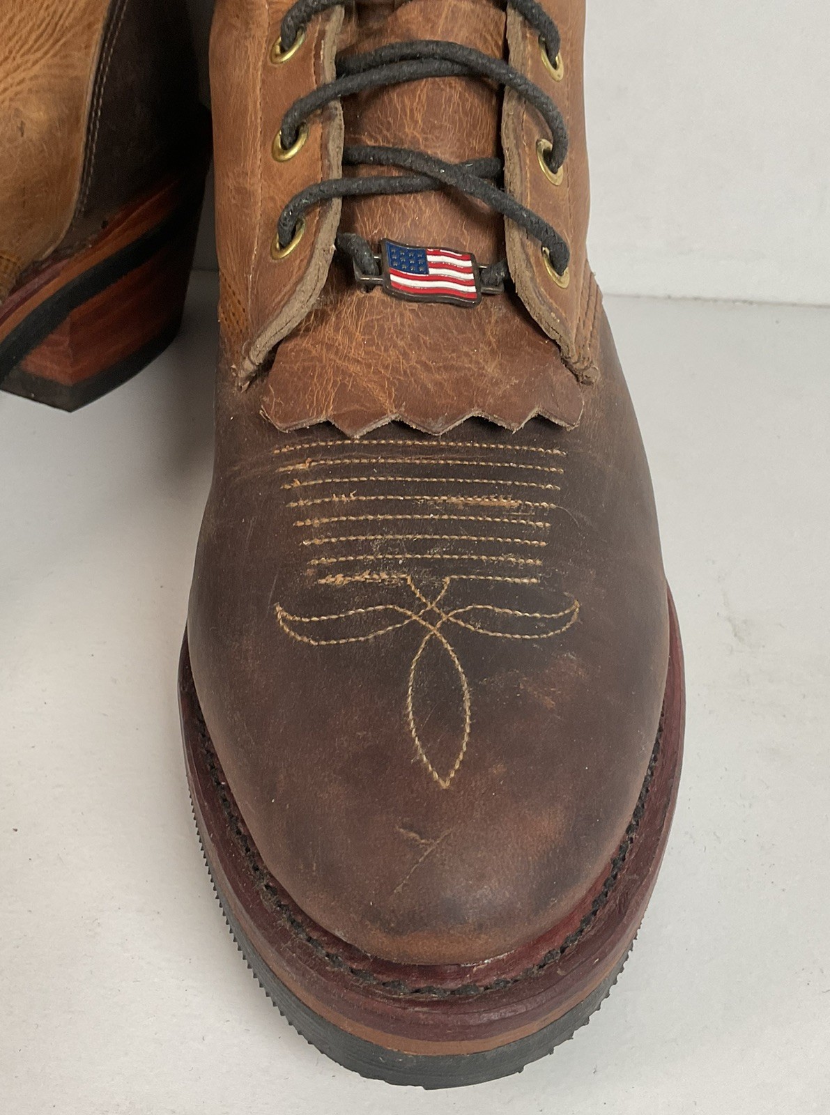 Chippewa Crazy Horse Packer Boots 11 B (Narrow) USA Made