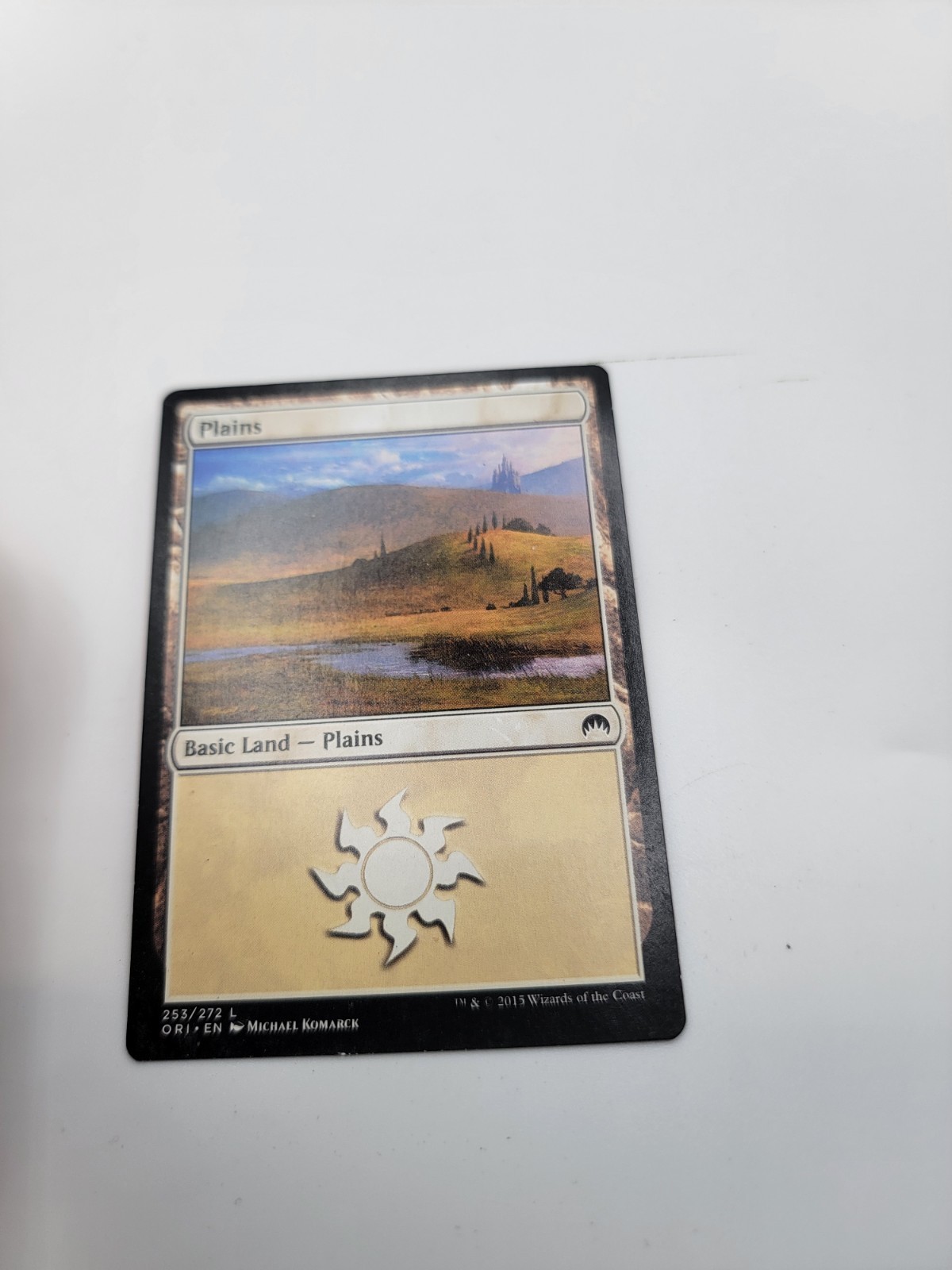 MTG Magic The Gathering Card 2016 Wizards Of The Coast Plains Basic Land