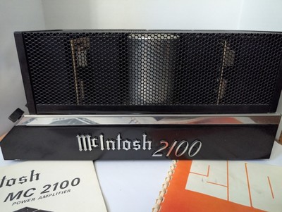 McIntosh MC 2100 Solid State Power Amplifier With Owners And Service Info